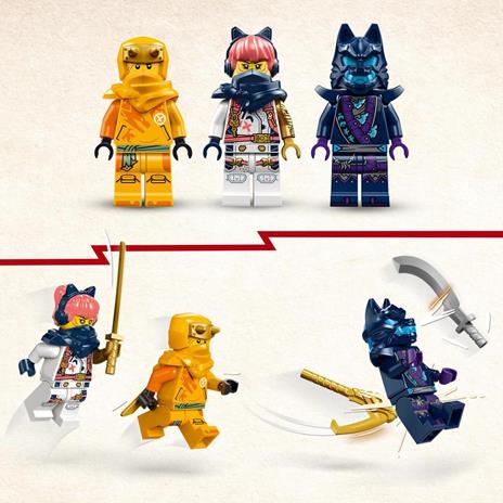 LEGO NINJAGO 71810 Draghetto Riyu Modellino da Costruire di Drago Giocattolo con 3 Minifigure Giochi per Bambini di 6+ Anni - 5