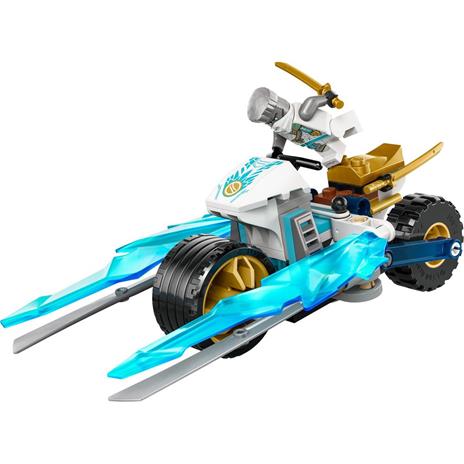 LEGO NINJAGO 71816 Moto di Ghiaccio di Zane, Veicolo Giocattolo da Costruire con 1 Minifigure, Gioco d'Azione per Bambini 7+ - 7