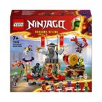 LEGO NINJAGO 71818 Torneo: Arena di Battaglia, Giochi per Bambini 7+ Anni con 6 Minifigure e Tempio con Funzioni da Costruire