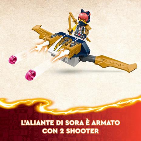 LEGO NINJAGO 71820 Ninja Cingolato del Team Ninja, Veicolo Giocattolo 4 in 1, Giochi d'Avventura per Bambini 9+, Idea Regalo - 4