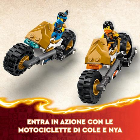 LEGO NINJAGO 71820 Ninja Cingolato del Team Ninja, Veicolo Giocattolo 4 in 1, Giochi d'Avventura per Bambini 9+, Idea Regalo - 5