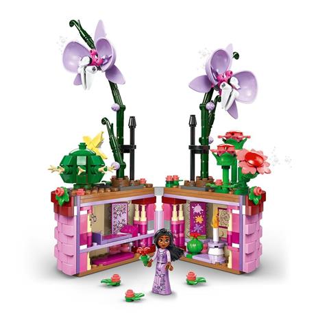 LEGO Disney 43237 Vaso di Fiori di Isabela Giochi per Bambini 9+ con Mini Bambolina e Cesto Apribile Regalo dal Film Encanto - 4