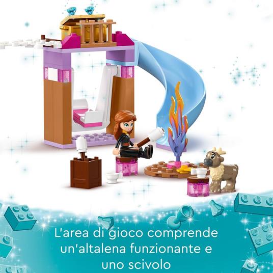 LEGO Disney Princess 43238 Castello di Ghiaccio di Elsa di Frozen Palazzo Giocattolo delle Principesse Giochi per Bambini 4+ - 4