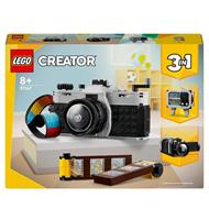 LEGO Creator 31147 3in1 Fotocamera Retro, Giochi per Bambini 8+ Anni, Macchina Fotografica Trasformabile in Videcamera o TV