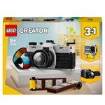 LEGO CREATOR 31147 3IN1 FOTOCAMERA RETRO, GIOCHI PER BAMBINI 8+ ANNI, MACCHINA  FOTOGRAFICA TRASFORMABILE IN VIDECAMERA O TV - Toys Center