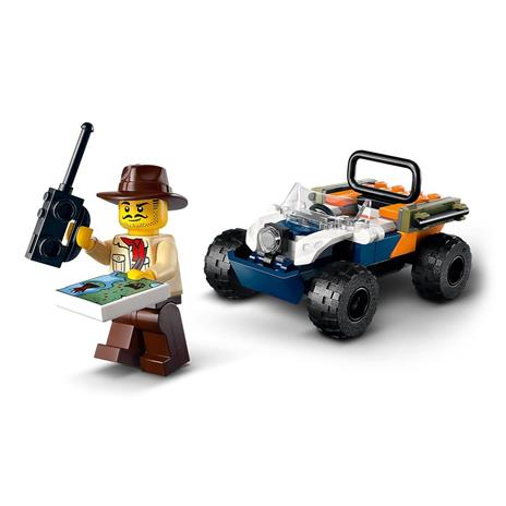 LEGO City 60424 ATV dell'Esploratore della Giungla, Giochi Bambini 6+ Anni, Veicolo Giocattolo con Minifigure e Panda Rosso - 4