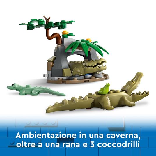LEGO City 60425 Idrovolante dell’Esploratore della Giungla, Aereo Giocattolo con 2 Minifigure e 3 Animali, Giochi Bambini 6+ - 5
