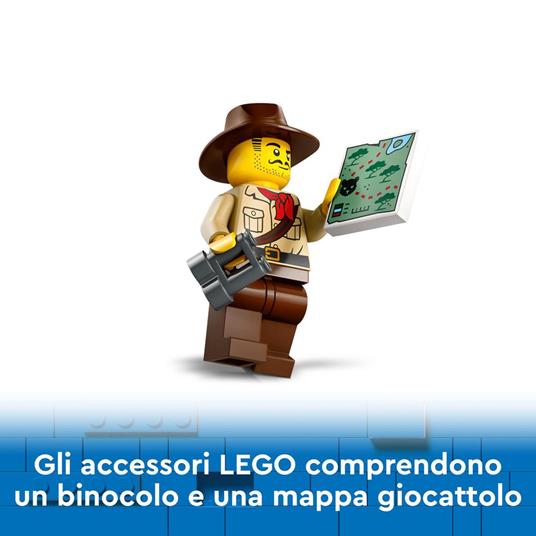 LEGO City 60426 Fuoristrada dell'Esploratore della Giungla, Camion Giocattolo con Minifigure e Tigre, Giochi per Bambini 6+ - 4