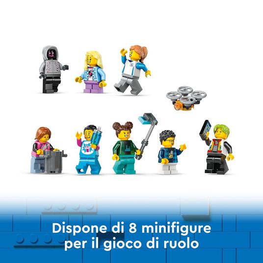 LEGO City 60421 Montagne Russe di Robot World, Parco Giochi per Bambini 8+ Anni da Costruire con Mech Giocattolo Snodabile - 6