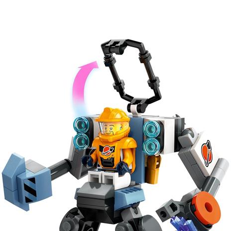 LEGO City 60428 Mech di Costruzione Spaziale, Giochi per Bambini di 6+ Anni, Tuta Snodabile con Minifigure e Robot Giocattolo - 5