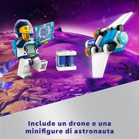 LEGO City 60430 Astronave Interstellare Giocattolo Gioco Spaziale per Bambini 6+ Anni con Navicella Minifigure e Drone Robot - 5