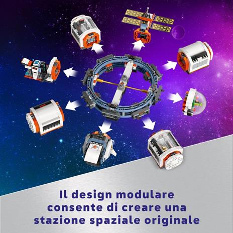 LEGO City 60433 Stazione Spaziale Modulare, Modellino da Costruire per Collegare Astronavi e Moduli Gioco per Bambini da 7+ - 3