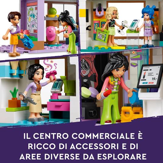 LEGO Friends 42604 Centro Commerciale di Heartlake City, Giochi per Bambini di 8+ Anni per lo Sviluppo delle Abilità Sociali - 4