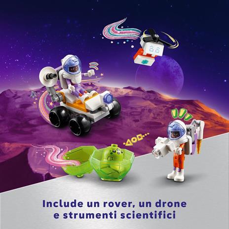 LEGO Friends 42605 la Base Spaziale su Marte e Razzo, Giochi per Bambini di 8+ Anni con 4 Mini Bamboline, Rover e Accessori - 6