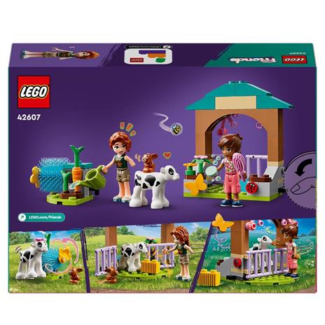 LEGO Friends 42607 Stalla del Vitellino di Autumn, Giochi per Bambini di 5+ Anni con Animali Giocattolo e 2 Mini Bamboline - 8