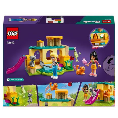 LEGO Friends 42612 Avventure nel Parco Giochi dei Gatti, Giocattolo con Animali e Mini Bamboline, Giochi per Bambini 5+ Anni - 8