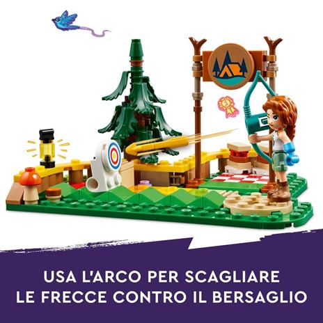 LEGO Friends 42622 Tiro con l'Arco al Campo Avventure, Giochi Sportivi per Bambini 6+ con Frecce Giocattolo e 2 Mini Bamboline - 3