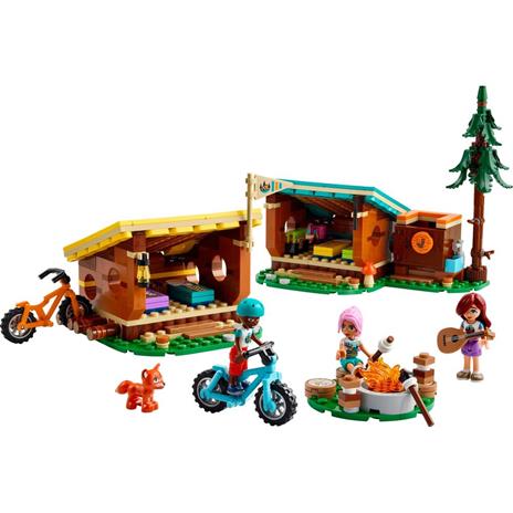LEGO Friends 42624 Cabine Relax al Campo Avventure, Giochi Educativi per Bambini 7+ Anni, Campeggio Giocattolo da Costruire - 9