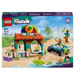 LEGO Friends 42625 Bancarella dei Frullati sulla Spiaggia, Giochi per Bambini 6+ con 2 Mini Bamboline, Buggy e Cibo Giocattolo