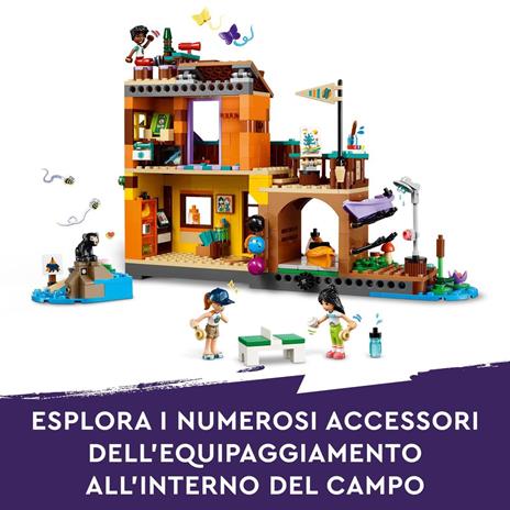 LEGO Friends 42626 Campo Avventura - Sport Acquatici, Giochi di Educativi per Bambini 7+ Anni con Molo e Campeggio Giocattolo - 3