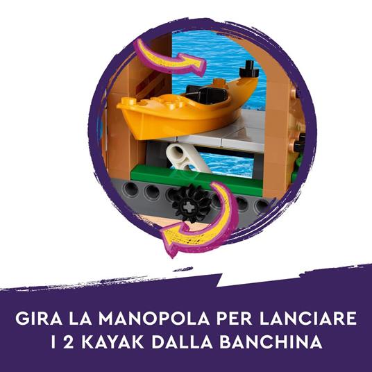 LEGO Friends 42626 Campo Avventura - Sport Acquatici, Giochi di Educativi per Bambini 7+ Anni con Molo e Campeggio Giocattolo - 5