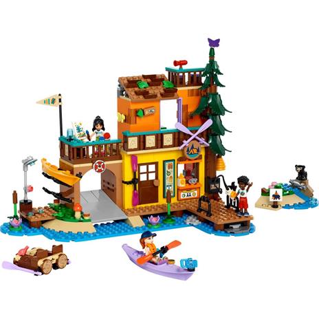 LEGO Friends 42626 Campo Avventura - Sport Acquatici, Giochi di Educativi per Bambini 7+ Anni con Molo e Campeggio Giocattolo - 9