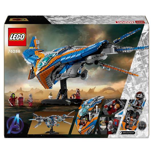 LEGO Marvel 76286 Guardiani della Galassia: Milano, Astronave Giocattolo con 4 Supereroi, Regalo per Bambini 12+ da Collezione - 8