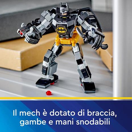 LEGO DC 76270 Armatura Mech di Batman, Action Figure Giocattolo, Robot Snodabile da Collezione, Giochi Creativi per Bambini 6+ - 4