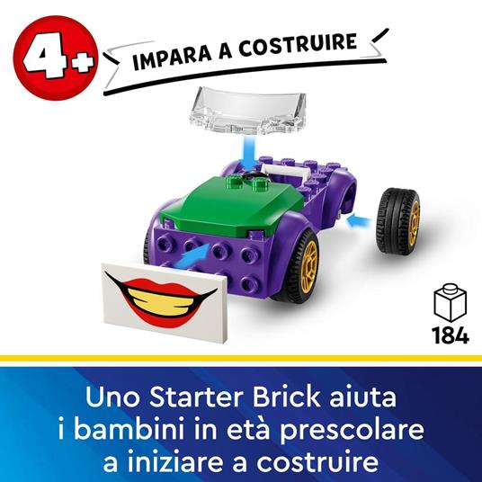 LEGO DC 76272 Batcaverna con Batman, Batgirl e The Joker, Giocattolo con Action Figure dei Supereroi, Giochi per Bambini 4+ - 6