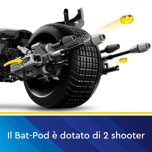 LEGO DC 76273 Il Personaggio Costruibile di Batman con Bat-Pod, Moto e Action Figure Supereroe Giocattolo, Regalo per Bambini - 5