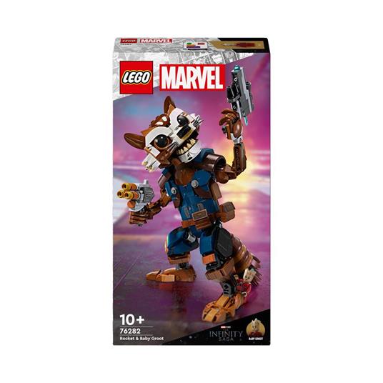 LEGO Marvel 76282 Rocket e Baby Groot, Giochi per Bambini di 10+ Anni con  Action Figure Snodabile e Minifigure del Supereroe - LEGO - Marvel - TV &  Movies - Giocattoli