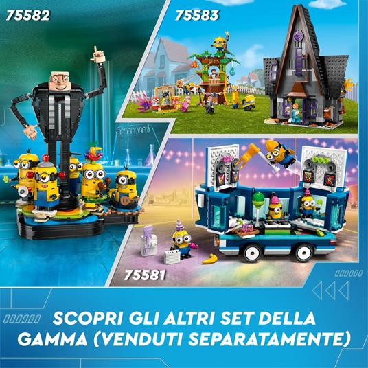 LEGO Cattivissimo Me 75580 I Minions e l’Auto Banana, Macchina Giocattolo da Costruire, Giochi per Bambini 6+, Idea Regalo - 6