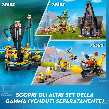LEGO Cattivissimo Me 75580 I Minions e l’Auto Banana, Macchina Giocattolo da Costruire, Giochi per Bambini 6+, Idea Regalo - 8
