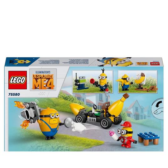LEGO Cattivissimo Me 75580 I Minions e l’Auto Banana, Macchina Giocattolo da Costruire, Giochi per Bambini 6+, Idea Regalo - 10