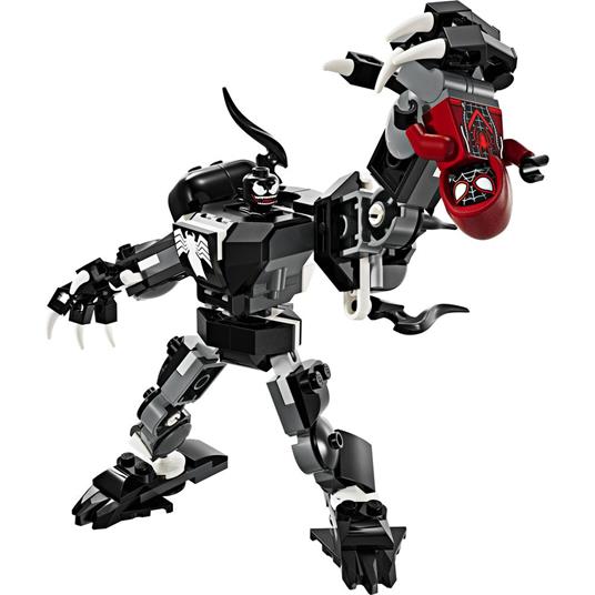LEGO Marvel 76276 Mech di Venom vs. Miles Morales, Giocattolo Action Figure per Bambini 6+ Anni con Minifigure di Spider-Man - 6