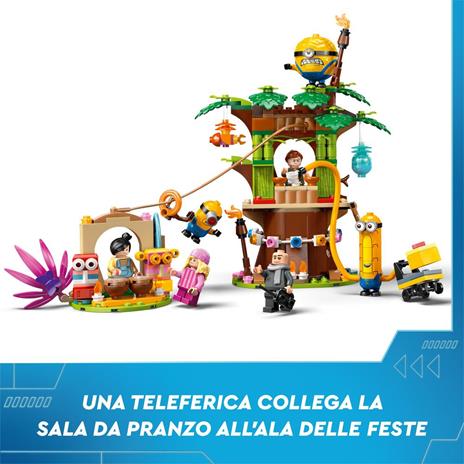 LEGO Cattivissimo Me 75583 I Minions e la Villa della Famiglia di Gru con 2 Case Giocattolo da Costruire per Bambini 8+ - 5