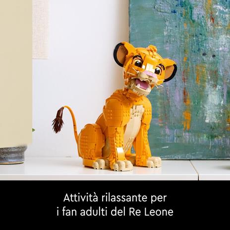 LEGO - Disney - 43247 Giovane Simba, Re Leone - 4