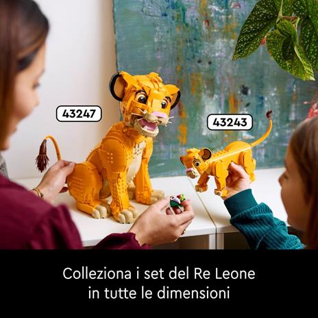 LEGO - Disney - 43247 Giovane Simba, Re Leone - 6