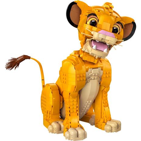LEGO | Disney 43247 Giovane Simba, Re Leone, Modellino da Costruire Snodabile per Adulti da Collezione, Idea Regalo Lui o Lei - 8