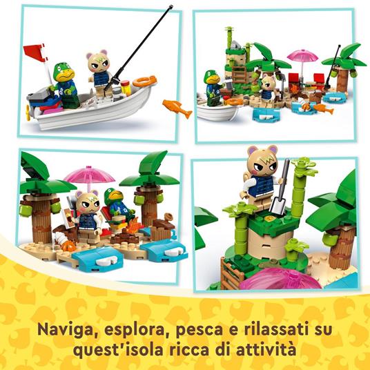 LEGO Animal Crossing 77048 Tour in Barca di Remo, Giochi Creativi per Bambini 6+ con 2 Personaggi della Serie di Videogiochi - 4