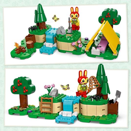 LEGO Animal Crossing 77047 Bonny in Campeggio Giochi Creativi per Bambini 6+ con Coniglietto Giocattolo e Tenda da Costruire - 4