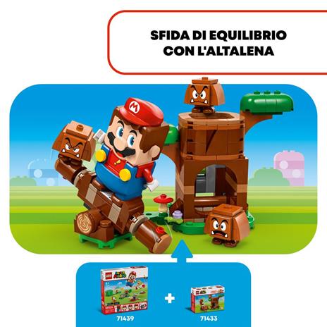 LEGO Super Mario 71433 Parco Giochi dei Goomba, Set Nintendo da Collezione per Bambini 7+ Anni con 3 Personaggi, Idea Regalo - 5