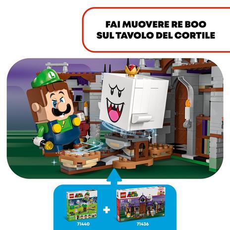 LEGO Super Mario 71436 Villa Stregata di Re Boo, Casa Giocattolo con Personaggi Nintendo da collezione, Giochi per Bambini 8+ - 5