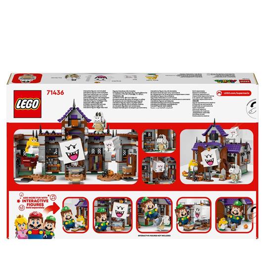 LEGO Super Mario 71436 Villa Stregata di Re Boo, Casa Giocattolo con Personaggi Nintendo da collezione, Giochi per Bambini 8+ - 9