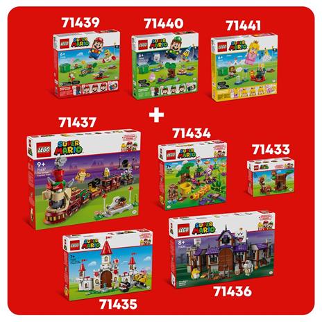 LEGO Super Mario 71437 Bowser Express, Treno Giocattolo da Costruire con 6 Personaggi Nintendo, Giochi Bambini 9+ da Collezione - 7