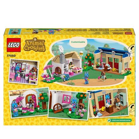 LEGO Animal Crossing 77050 Bottega di Nook e casa di Grinfia, Giochi Creativi per Bambini 7+ con Negozio e Casa Giocattolo - 8