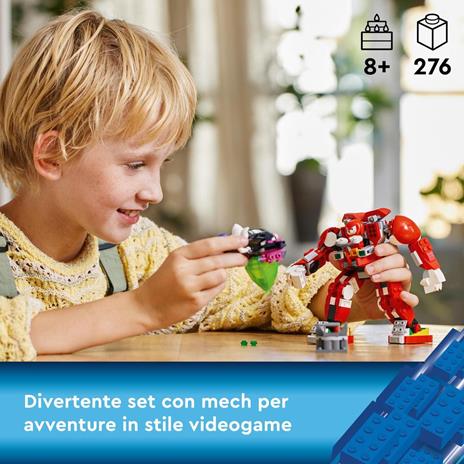 LEGO Sonic the Hedgehog 76996 Il Mech Guardiano di Knuckles, Giochi per Bambini da 8 Anni in su con Personaggi del Videogioco - 2