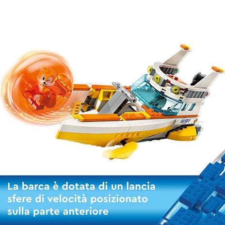 LEGO Sonic the Hedgehog 76997 L’Aeroscafo delle Avventure di Tails, Barca Giocattolo con 4 Personaggi, Giochi per Bambini 8+ - 3