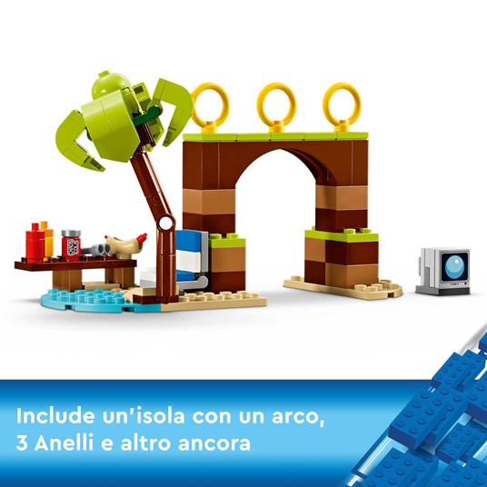 LEGO Sonic the Hedgehog 76997 L’Aeroscafo delle Avventure di Tails, Barca Giocattolo con 4 Personaggi, Giochi per Bambini 8+ - 4