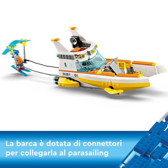 LEGO Sonic the Hedgehog 76997 L’Aeroscafo delle Avventure di Tails, Barca Giocattolo con 4 Personaggi, Giochi per Bambini 8+ - 5